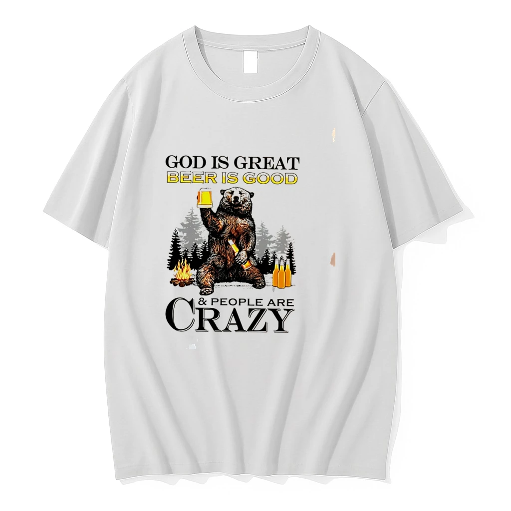 Classic God Is Great Michelob Ultra Is Good And People Are Crazy Tee T Shirts