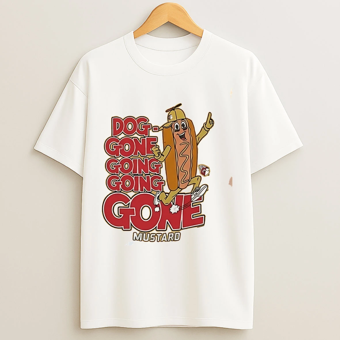 Classic Guardians Gone Mustard Hot Dog Mascot Tee T Shirts