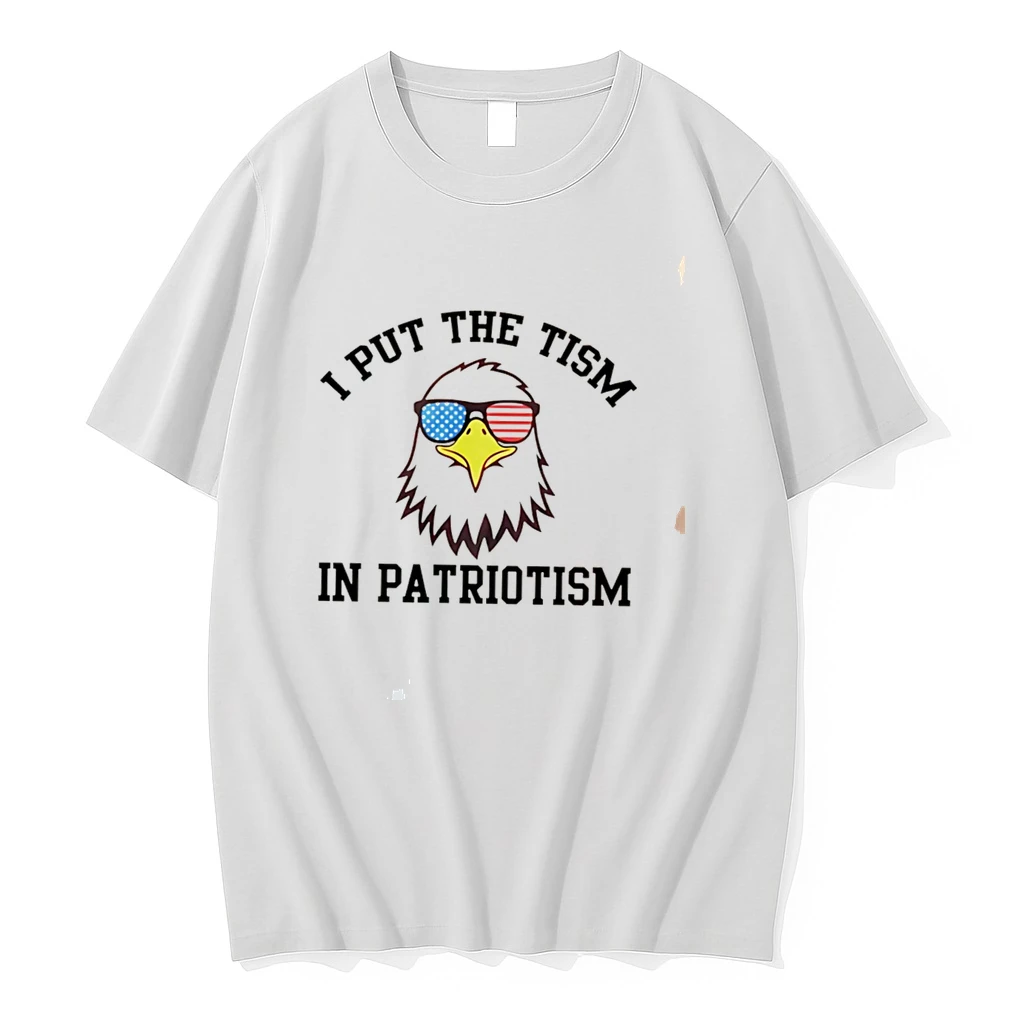 Classic I Put The Tism In A Patrotism Eagle Tee T Shirts
