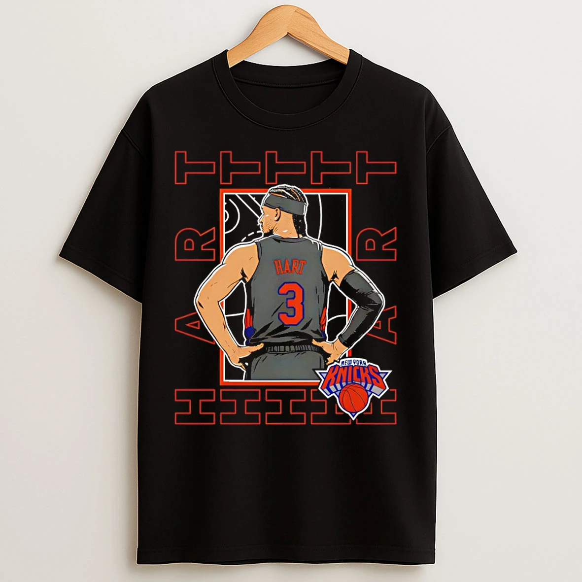Classic Josh Hart New York Knicks Basketball Player With Hart Text T Shirts