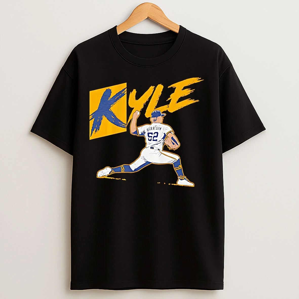 Classic Kyle Harrison Milwaukee Brewers Mlb Baseball K Sign T Shirts
