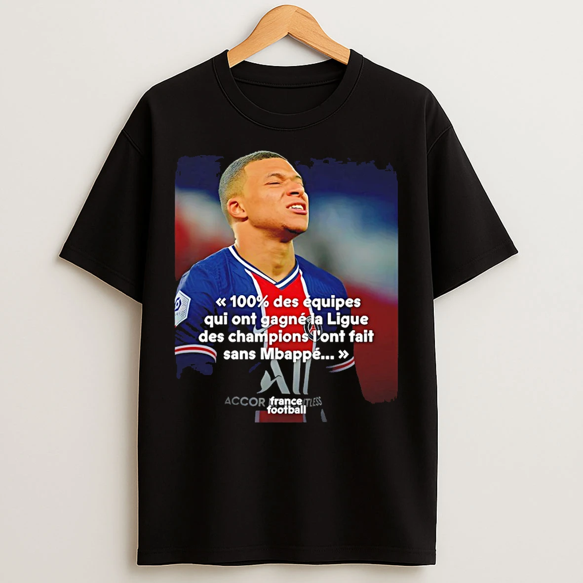 Classic Kylian Mbappe Paris Saint Germain Jersey 100 Des Equipes Qui Ont Gagne La Ligue T Shirts