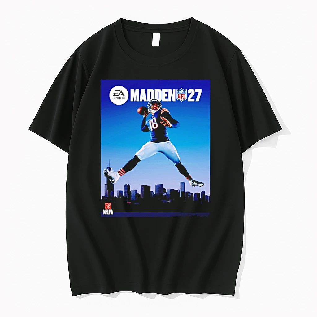Classic Madden 27 And Caleb Williams The Jump Cover Athlete T Shirts