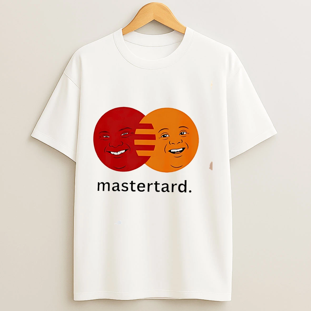 Classic Mastertard Mastercard Down Logo Meme Tee T Shirts