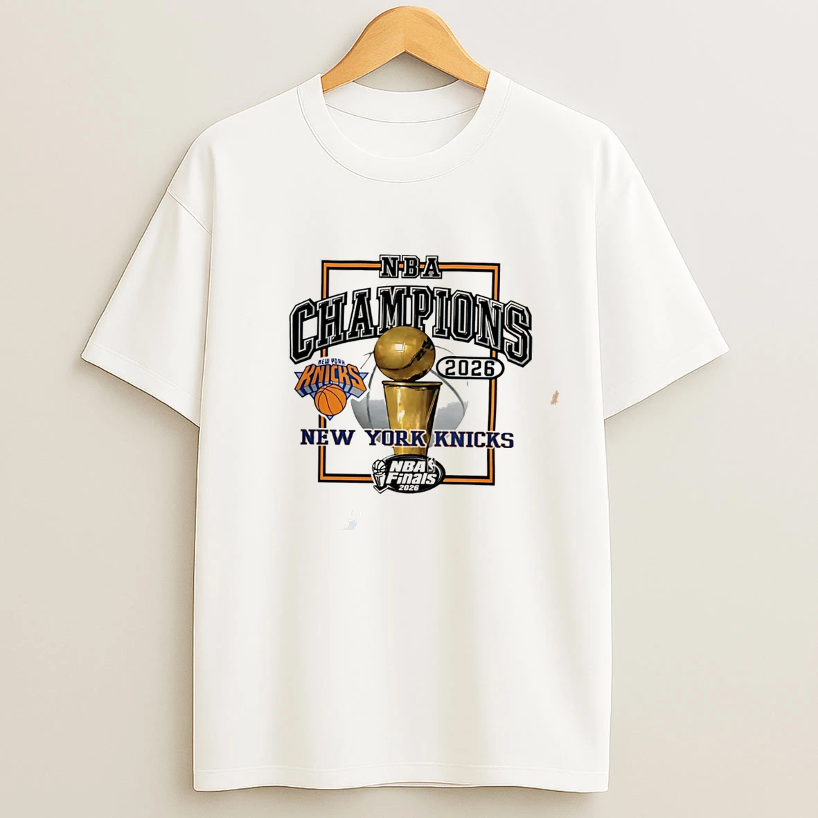 Classic New York Knicks 2026 Nba Cup Champions Basketball Graphic Tee T Shirts