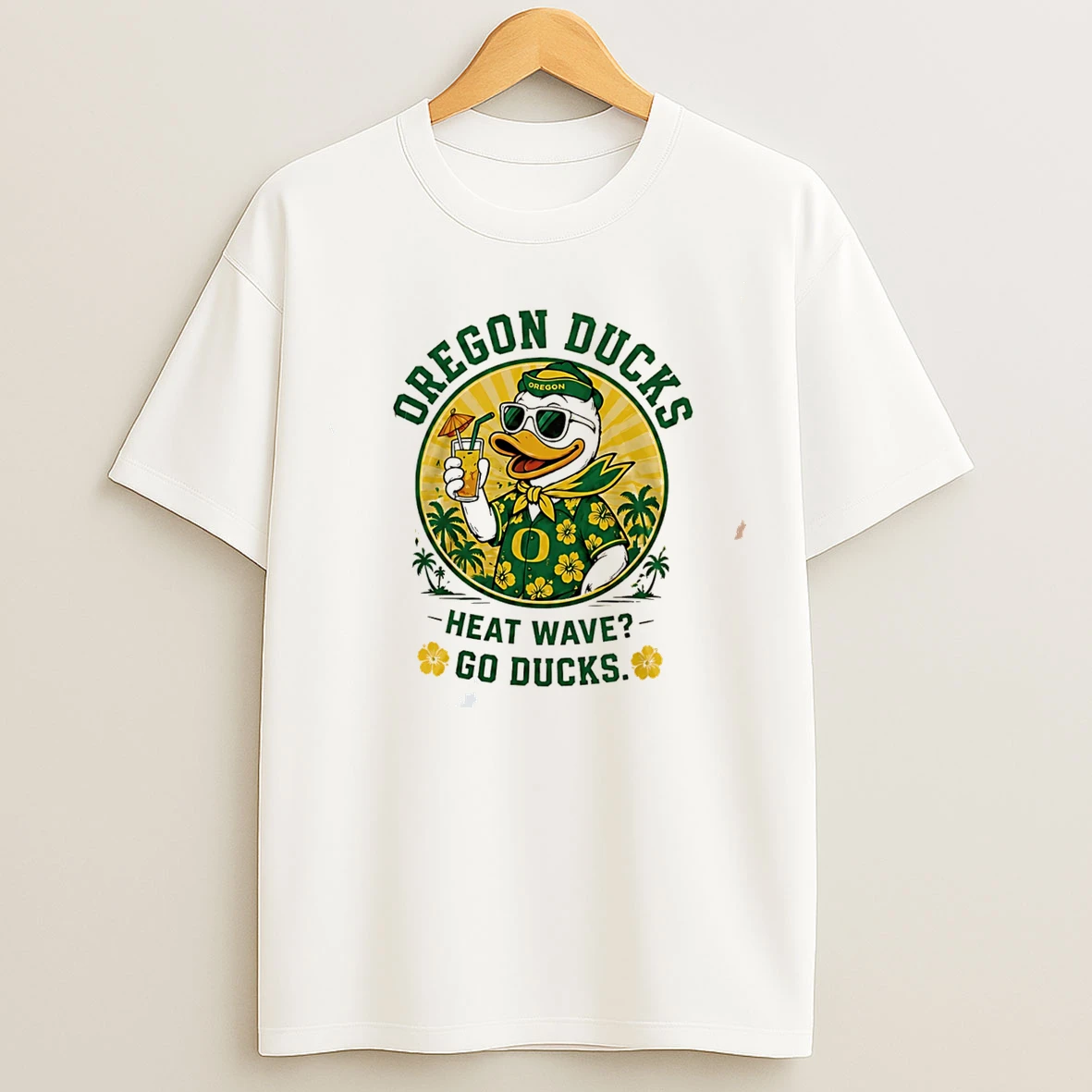 Classic Oregon Ducks Heat Wave Go Ducks Summer Tee T Shirts