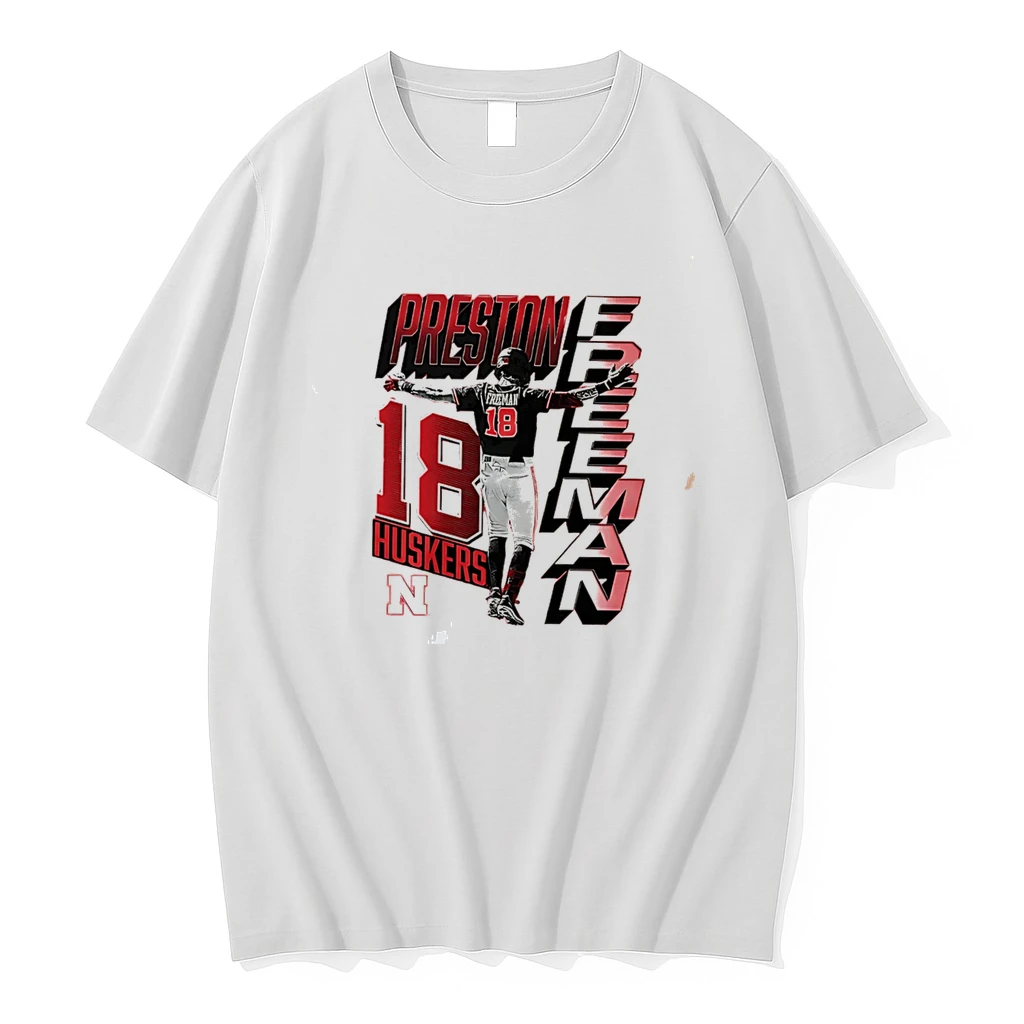 Classic Preston Freeman Player Number 18 Illustration Tee T Shirts