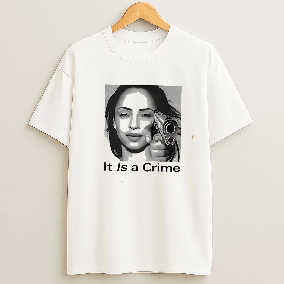 Classic Sade It Is A Crime Vintage Graphic Tee T Shirts