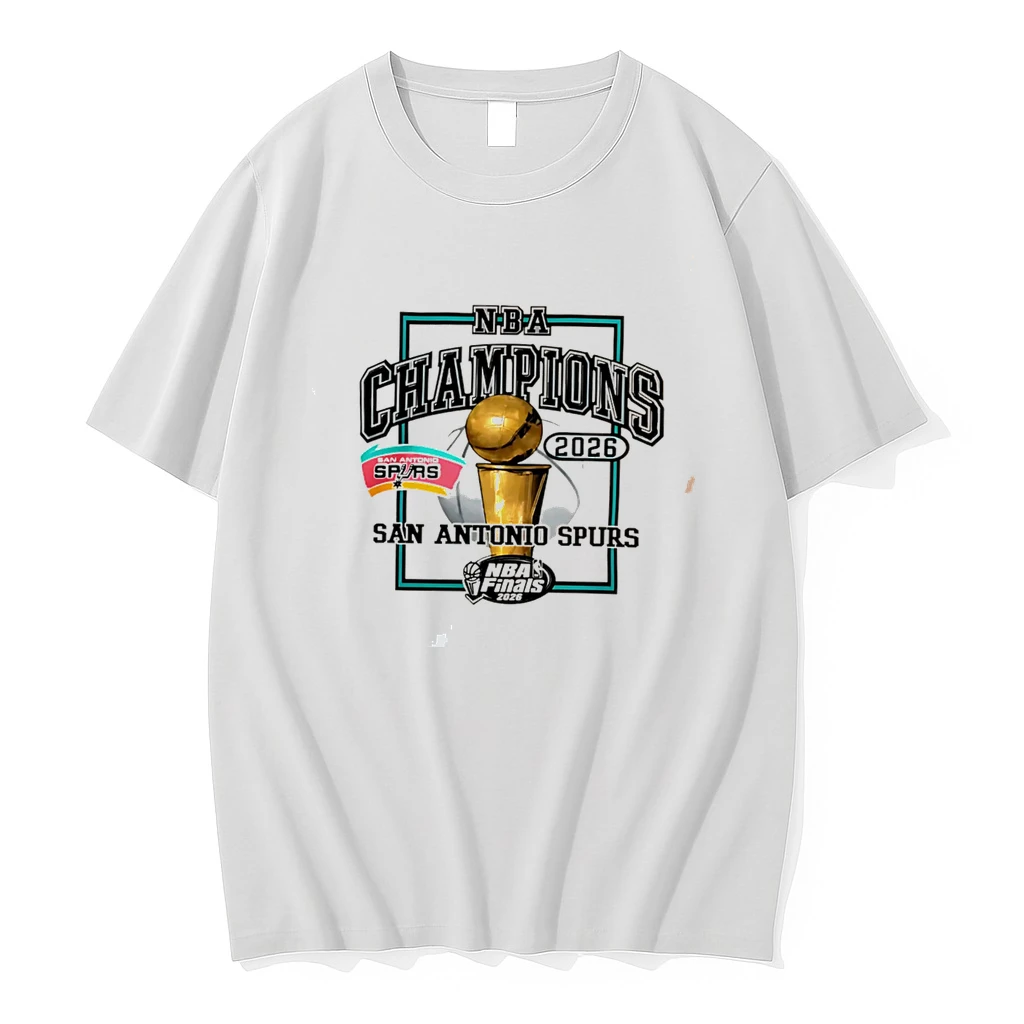 Classic San Antonio Spurs 2026 Nba Cup Champions Basketball Graphic Tee T Shirts