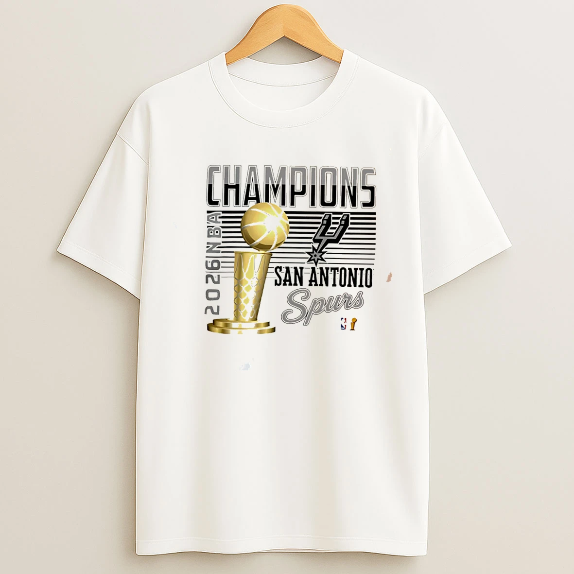 Classic San Antonio Spurs Nba Champions 2026 Trophy Classic Tee T Shirts