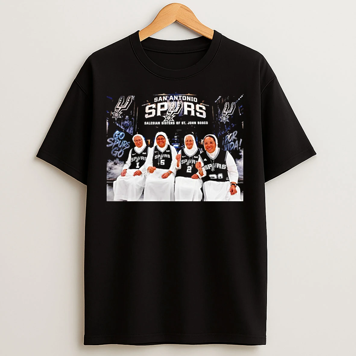 Classic San Antonio Spurs Nuns Salesian Sisters Of St John Bosco T Shirts