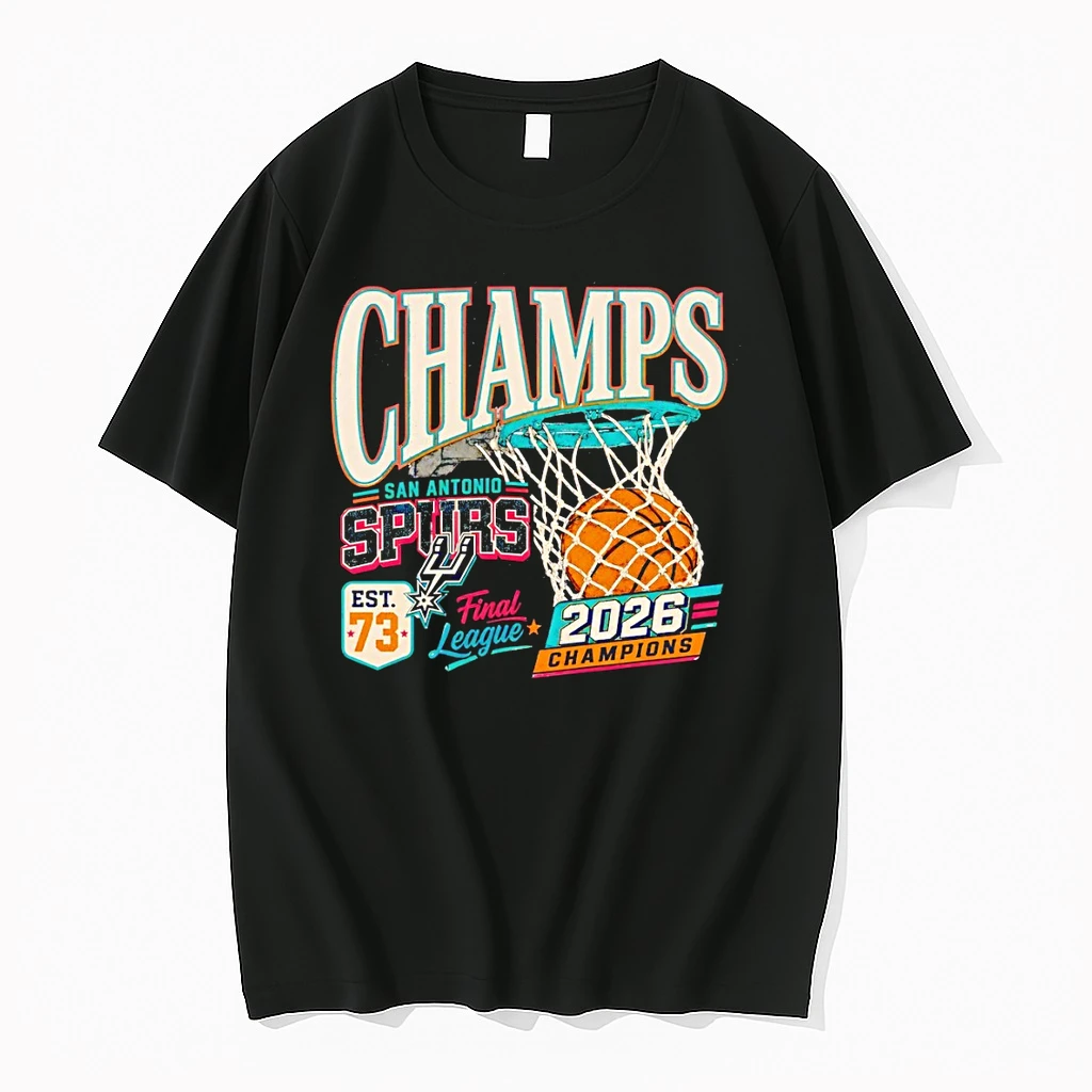 Classic San Antonio Spurs Basketball Final League Retro Sports Champions Nba 2026 T Shirts
