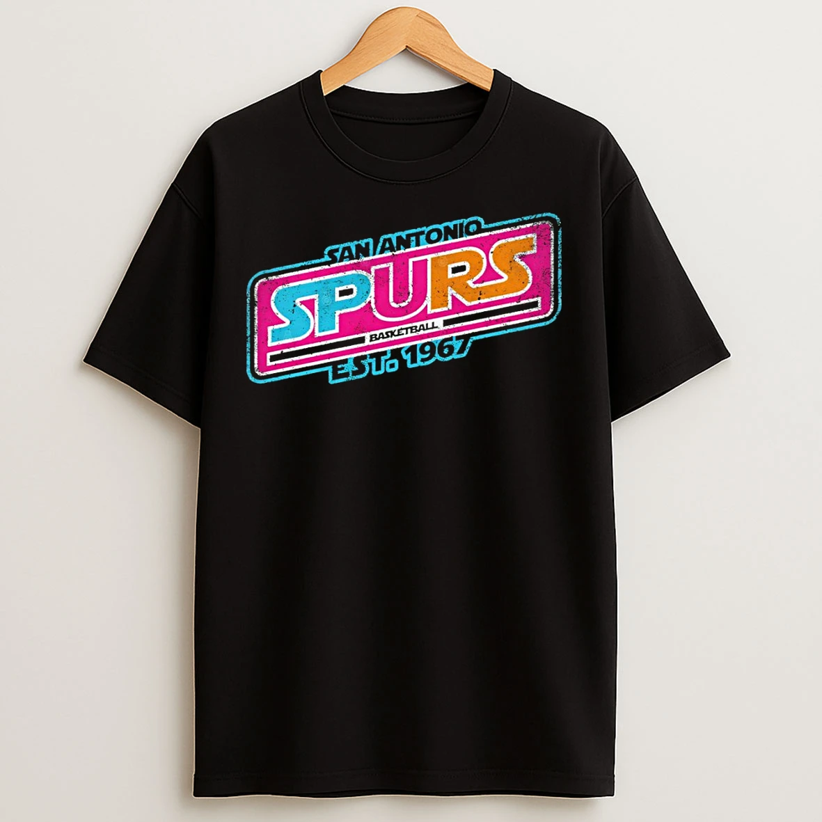 Classic San Antonio Spurs Basketball Team Est 1967 Retro T Shirts