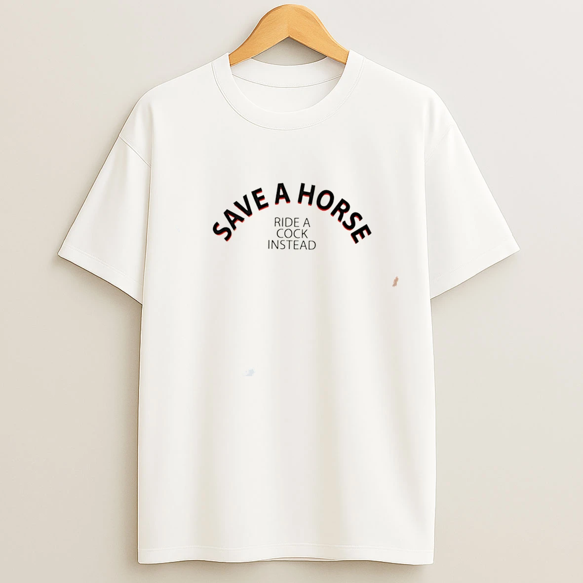 Classic Save A Horse Ride A Cock Instead Tee T Shirts
