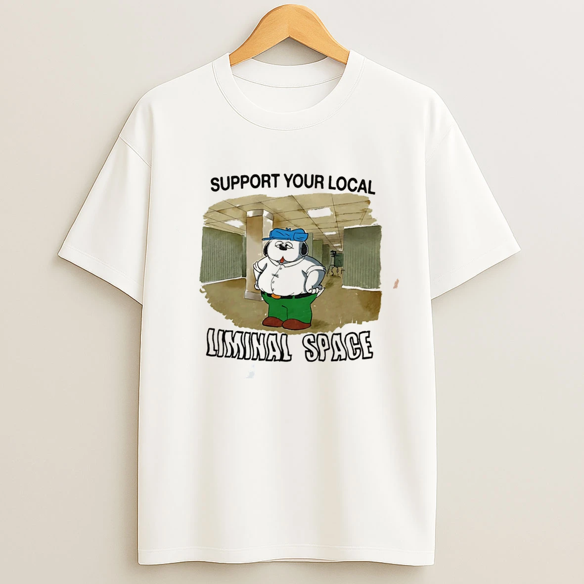 Classic Support Your Local Liminal Space Tee T Shirts