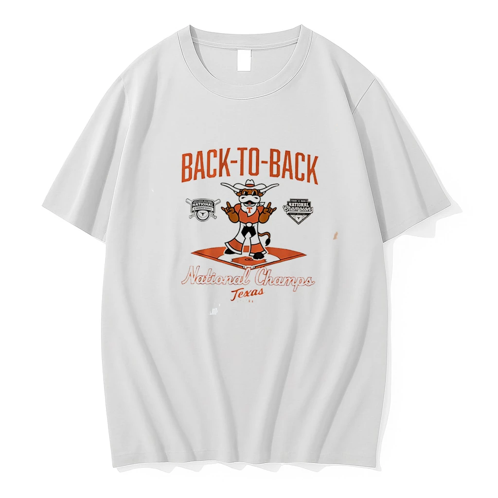 Classic Texas Longhorns Softball 2026 Ncaa Wcws National Champions Back To Back Mascot Diamond Tee T Shirts