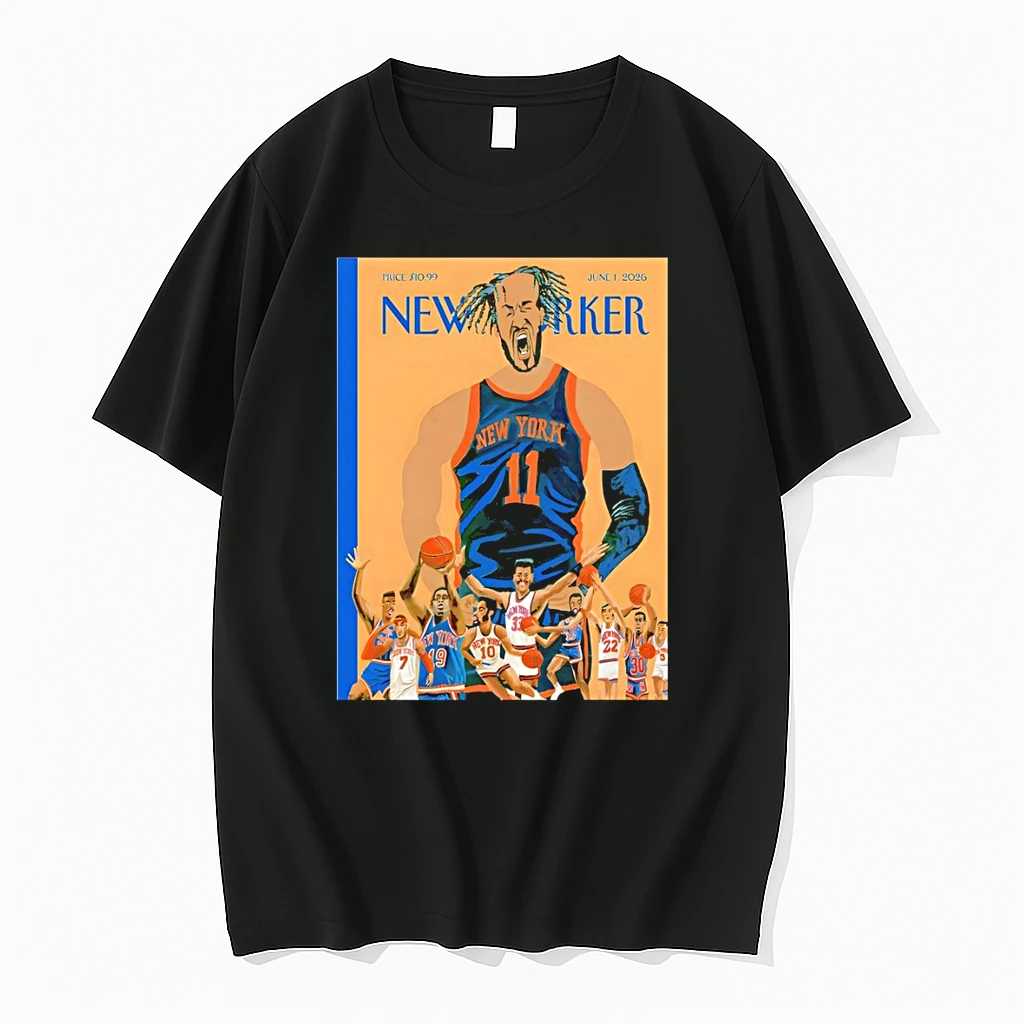 Classic The New Yorker Magazine Cover June New York Knicks Basketball 2026 T Shirts