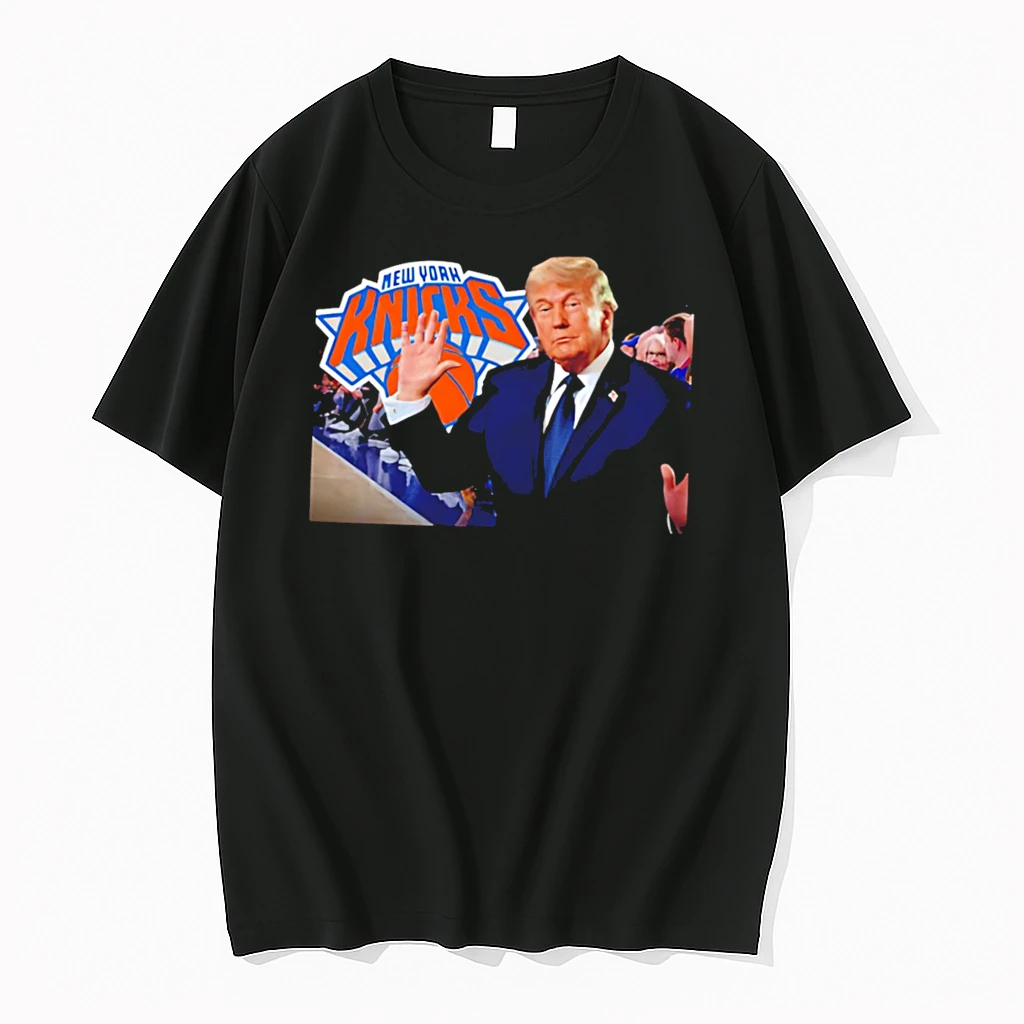 Classic The Trump Show New York Knicks Logo Tee T Shirts