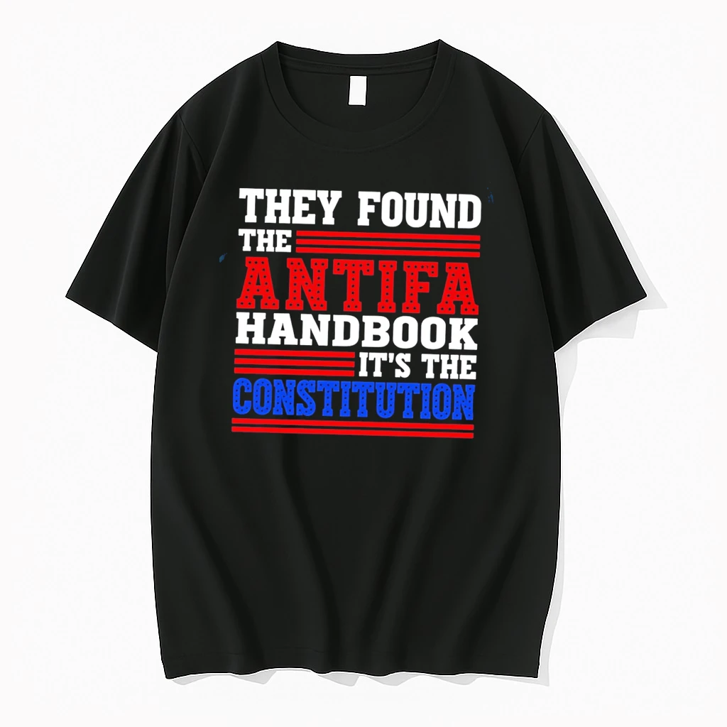 Classic They Found The Antifa Handbook Its The Constitution Tee T Shirts