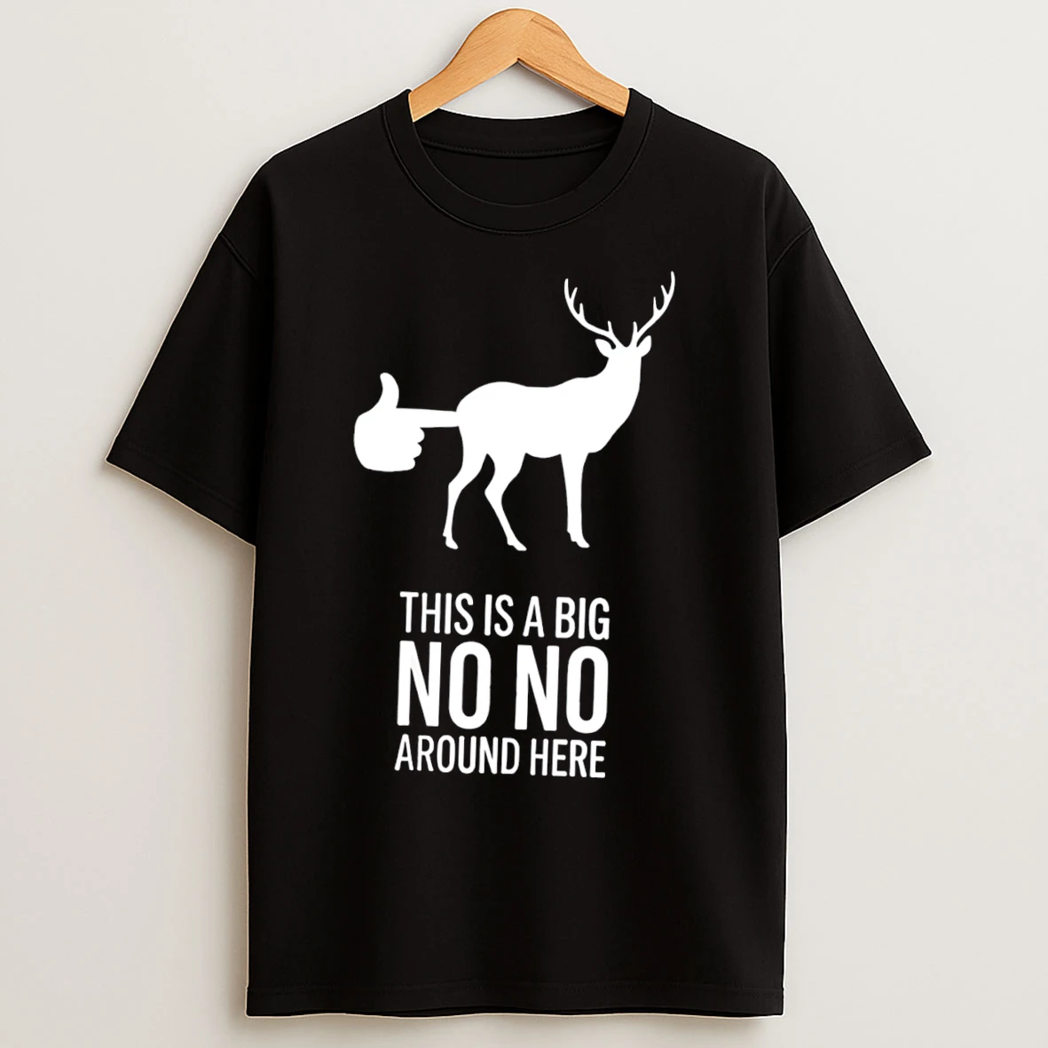 Classic This Is A Big Mono Around Here Tee T Shirts