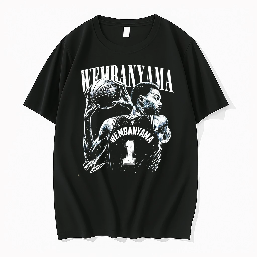 Classic Victor Wembanyama 1 San Antonio Spurs Basketball Nba Signature Vintage T Shirts