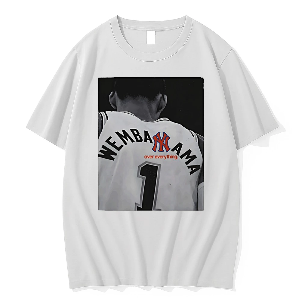 Classic Victor Wembanyama 1 San Antonio Spurs Basketball Player Wemba Ny Logo Over Everything T Shirts