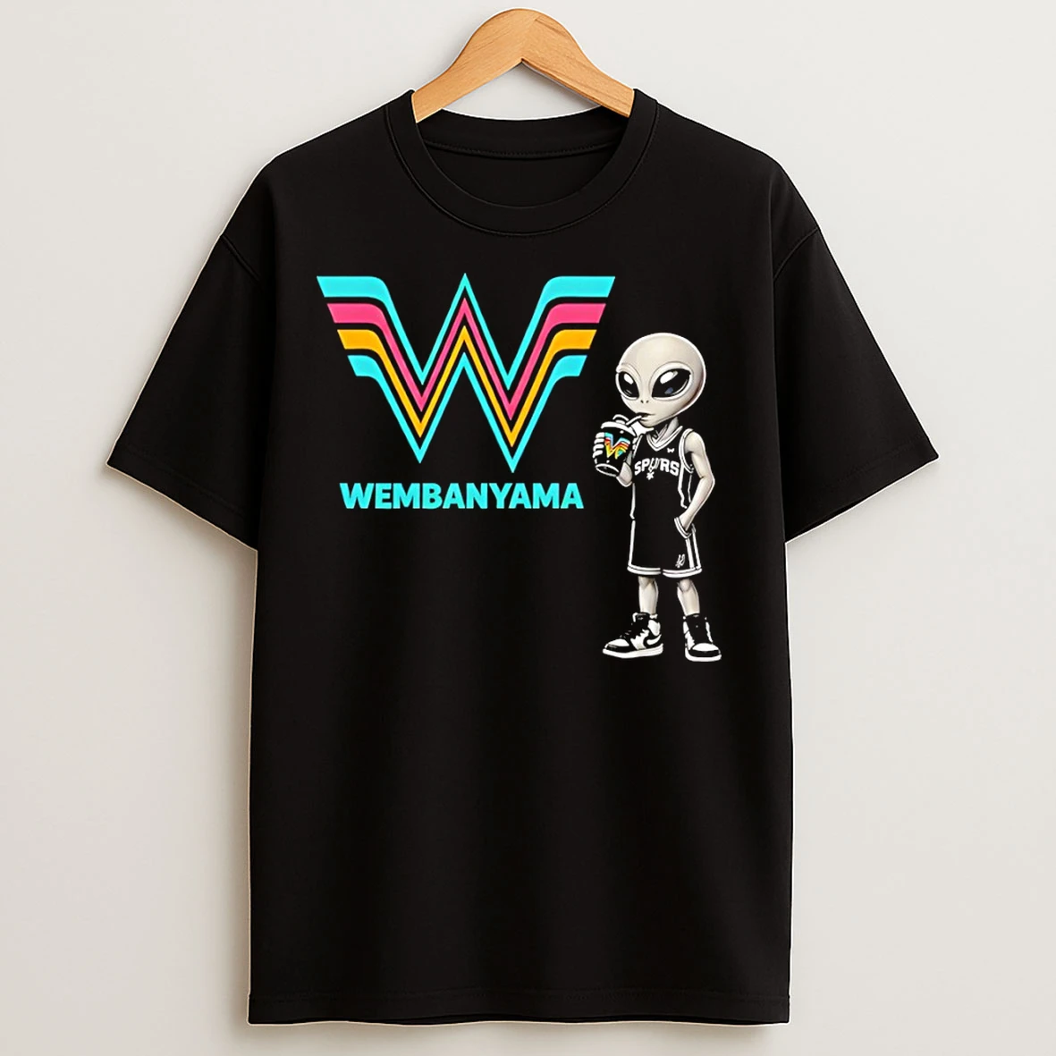 Classic Victor Wembanyama Alien San Antonio Spurs Basketball Nba Go Spurs Go T Shirts
