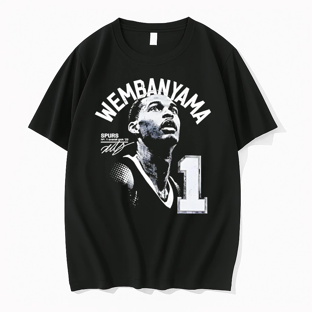 Classic Victor Wembanyama San Antonio Spurs Basketball No 1 Overall Pick 23 Signature T Shirts