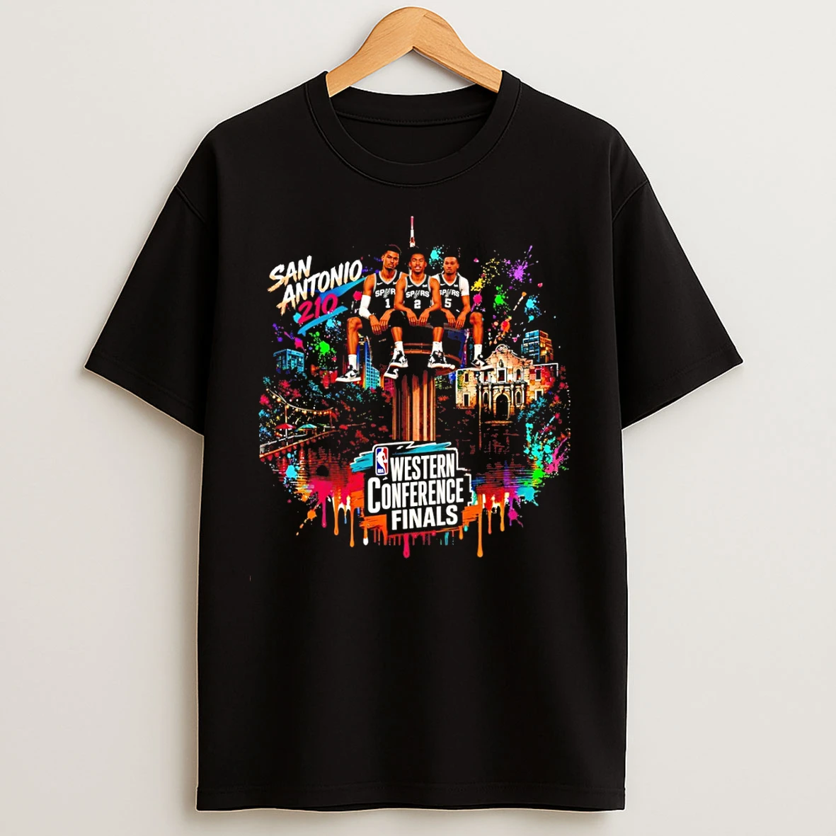 Classic Victor Wembanyama Stephon Castle San Antonio Spurs Basketball Western Conference Finals 2026 T Shirts