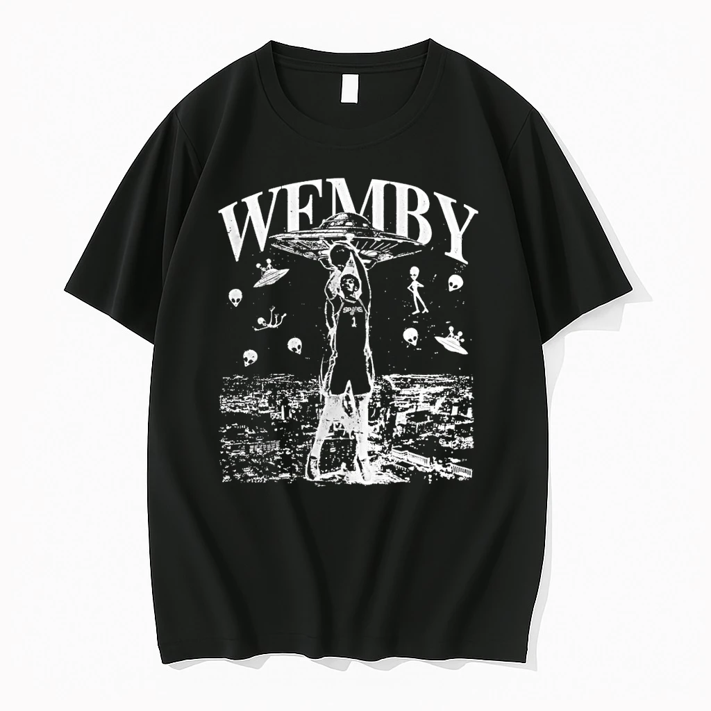 Classic Victor Wembanyama Wemby Ufo San Antonio Spurs Basketball Nba Vintage T Shirts