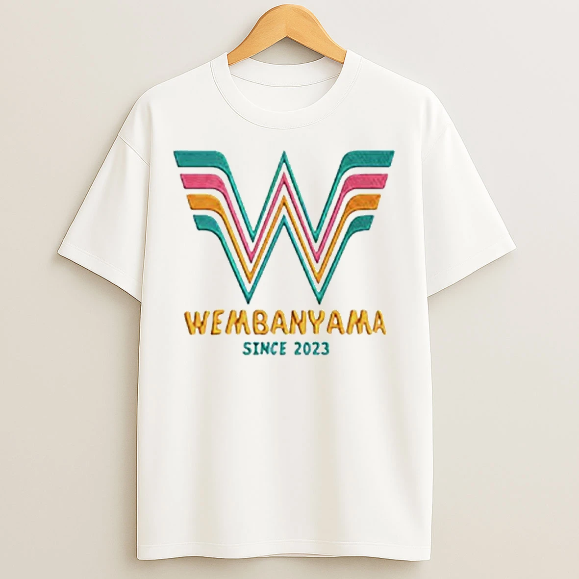 Classic Victor Wembanyama Basketball Star Logo Wembanyama Since 2023 T Shirts