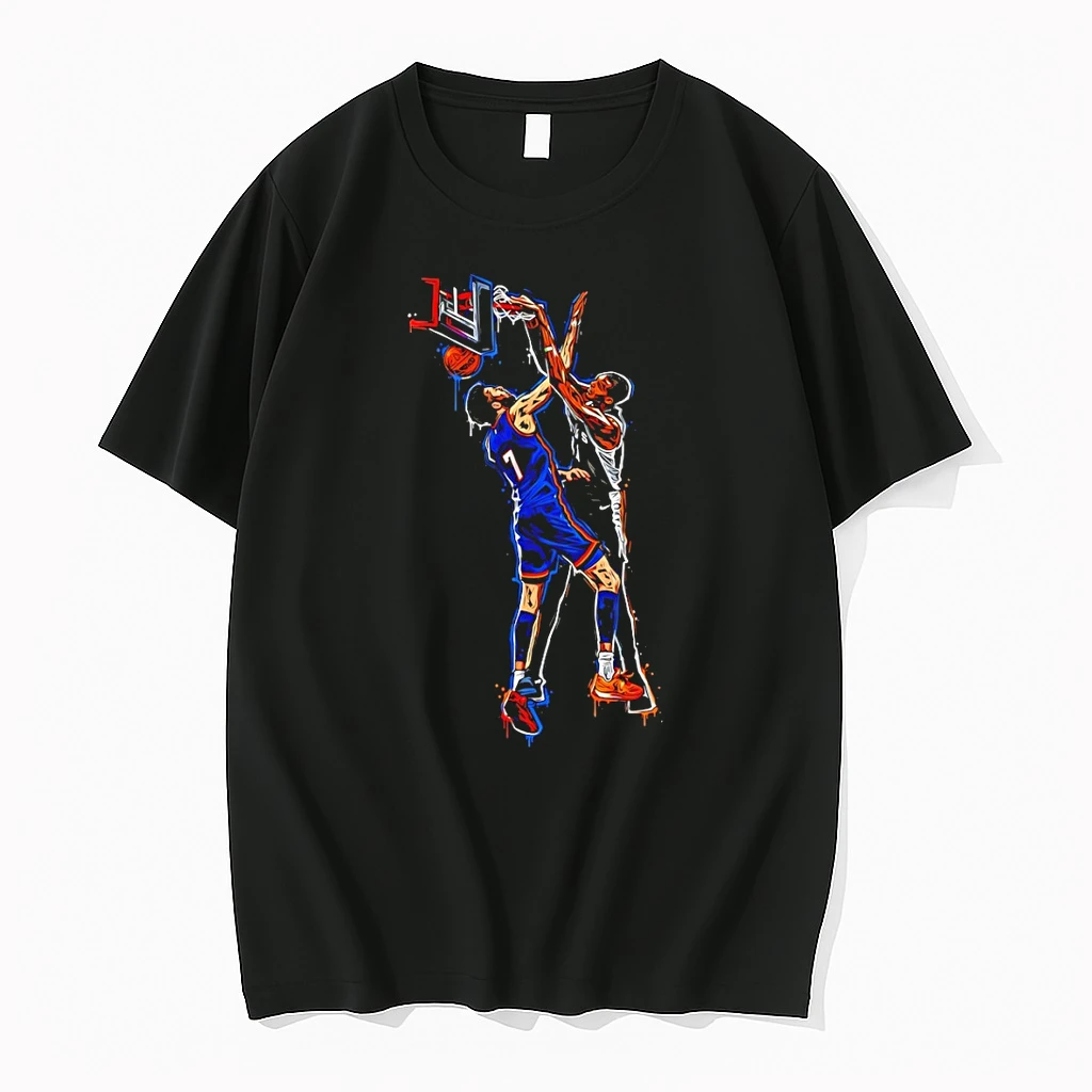 Classic Victor Wembanyama Dunk Chet Holmgren Basketball Nba Posterized By An Alien Graffiti T Shirts