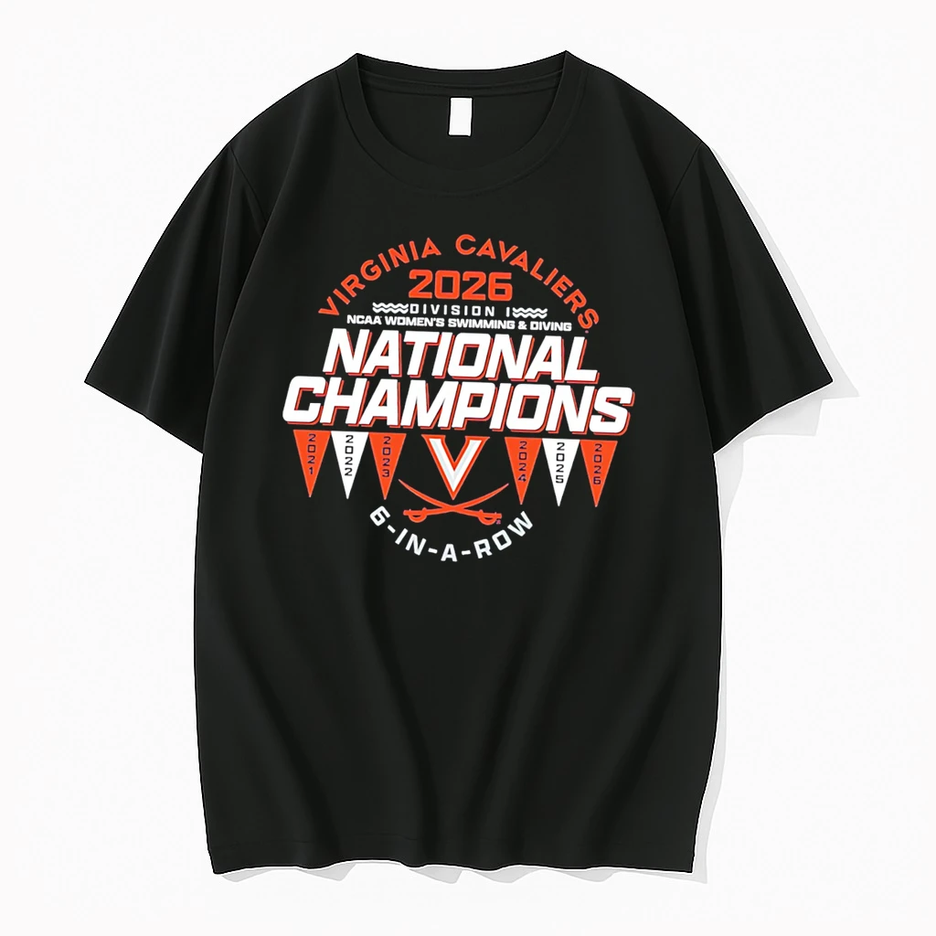 Classic Virginia Cavaliers 2026 Ncaa Women Swimming Diving National Champ Tee T Shirts
