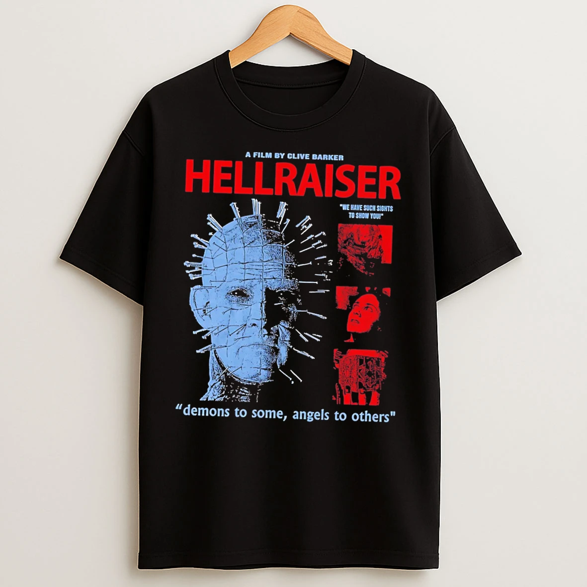 Classic We Have Such Sights To Show You Hellraiser 1987 Pinhead Tee T Shirts