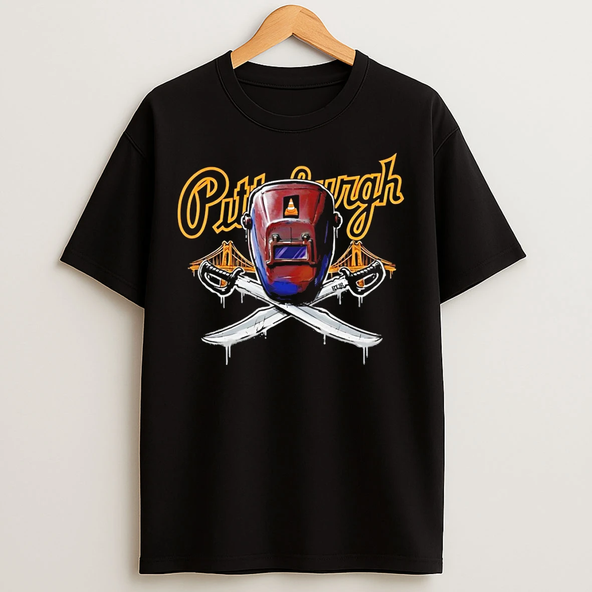 Classic Welder Hood Hoist The Cone Pittsburgh Pirates Mlb Baseball 2026 T Shirts
