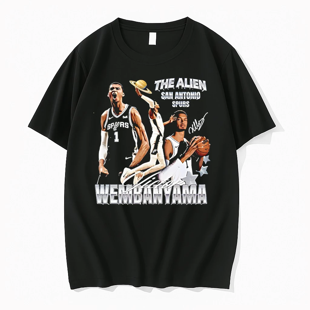 Classic Wembanyama Wemby The Alien San Antonio Spurs Graphic T Shirts