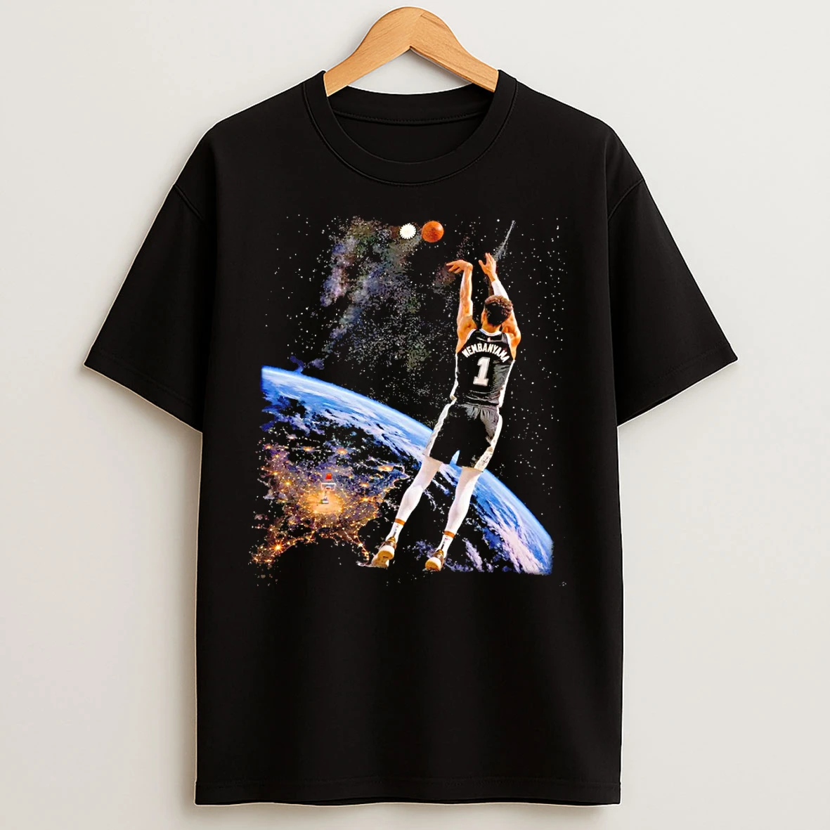 Classic Wemby Alien Victor Wembanyama 3 Points San Antonio Spurs Basketball Game Day T Shirts