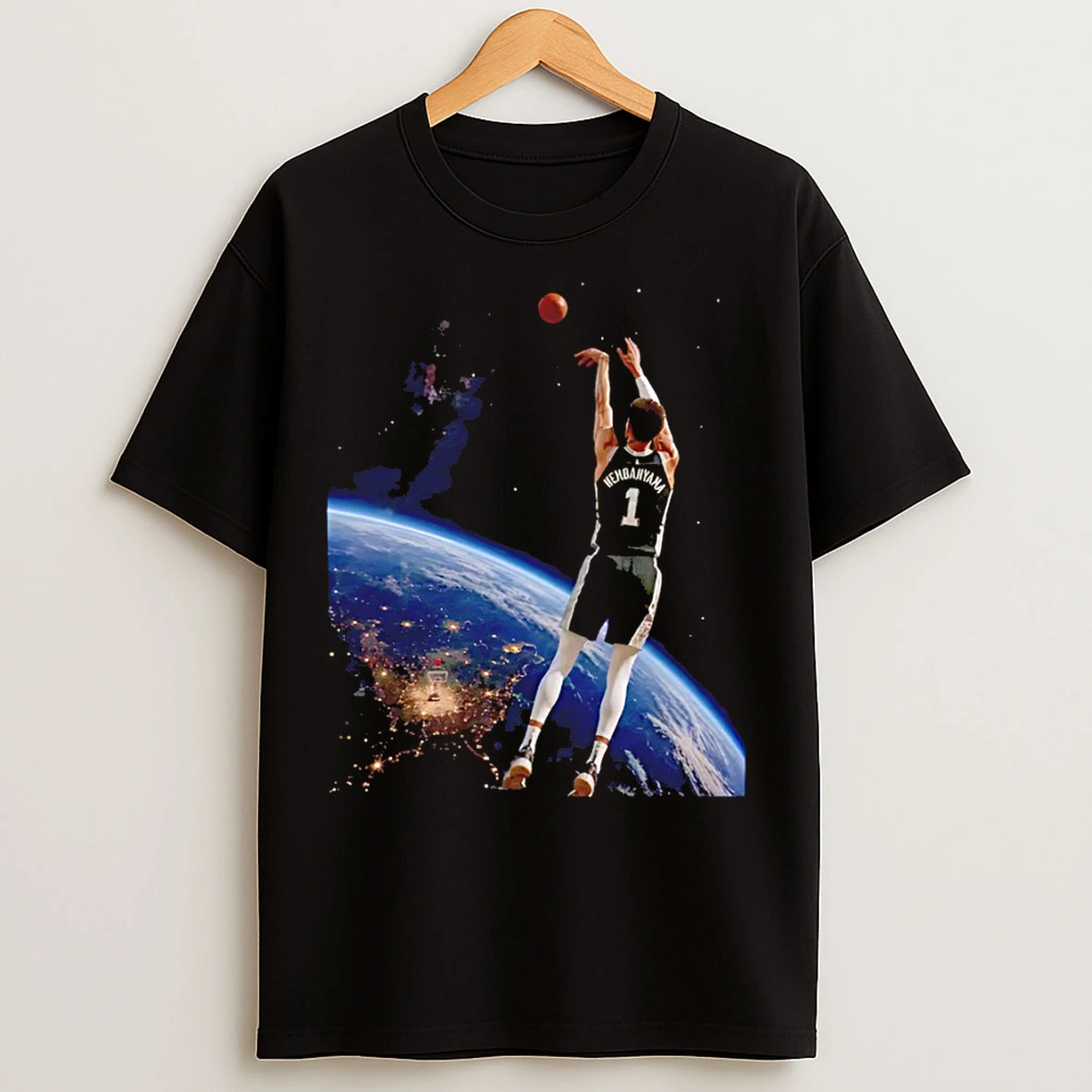 Classic Wemby Alien Victor Wembanyama 3 Points San Antonio Spurs Basketball Nba 2026 T Shirts