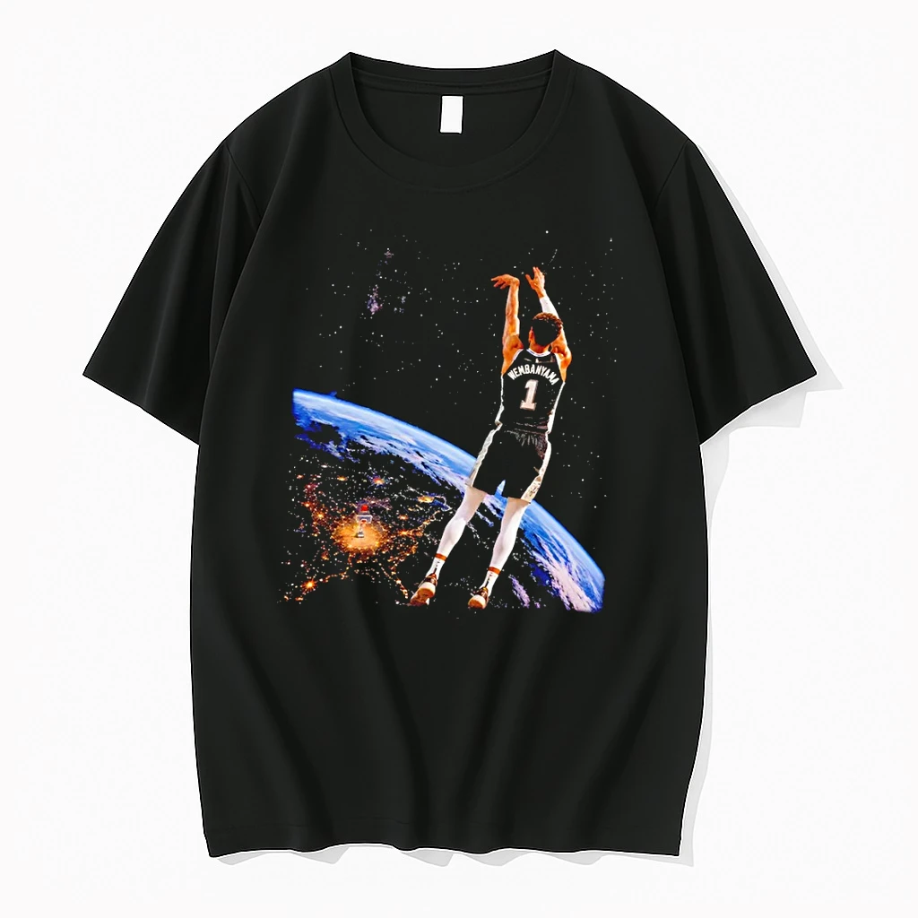 Classic Wemby Alien Victor Wembanyama 3 Points San Antonio Pose T Shirts