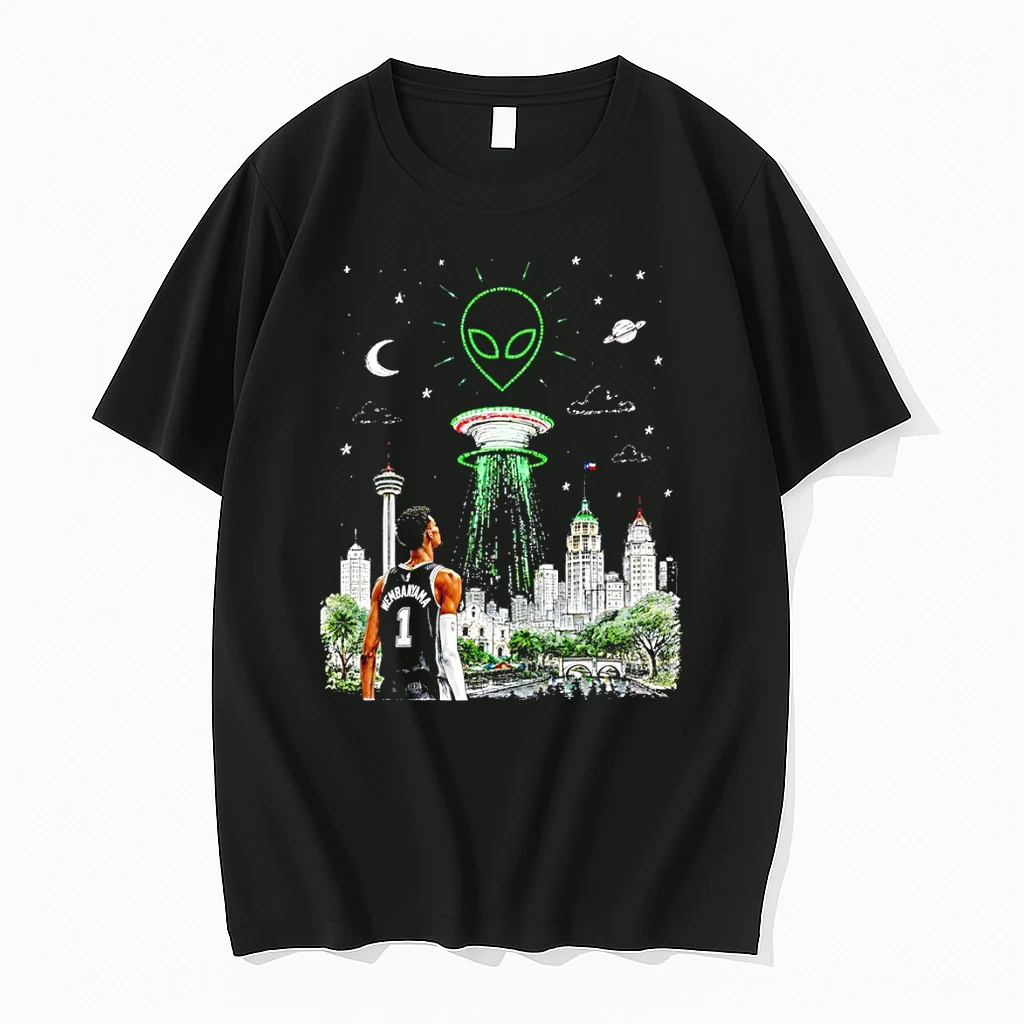 Classic Wemby Alien Victor Wembanyama Space San Antonio Spurs Basketball 2026 Nba Finals T Shirts