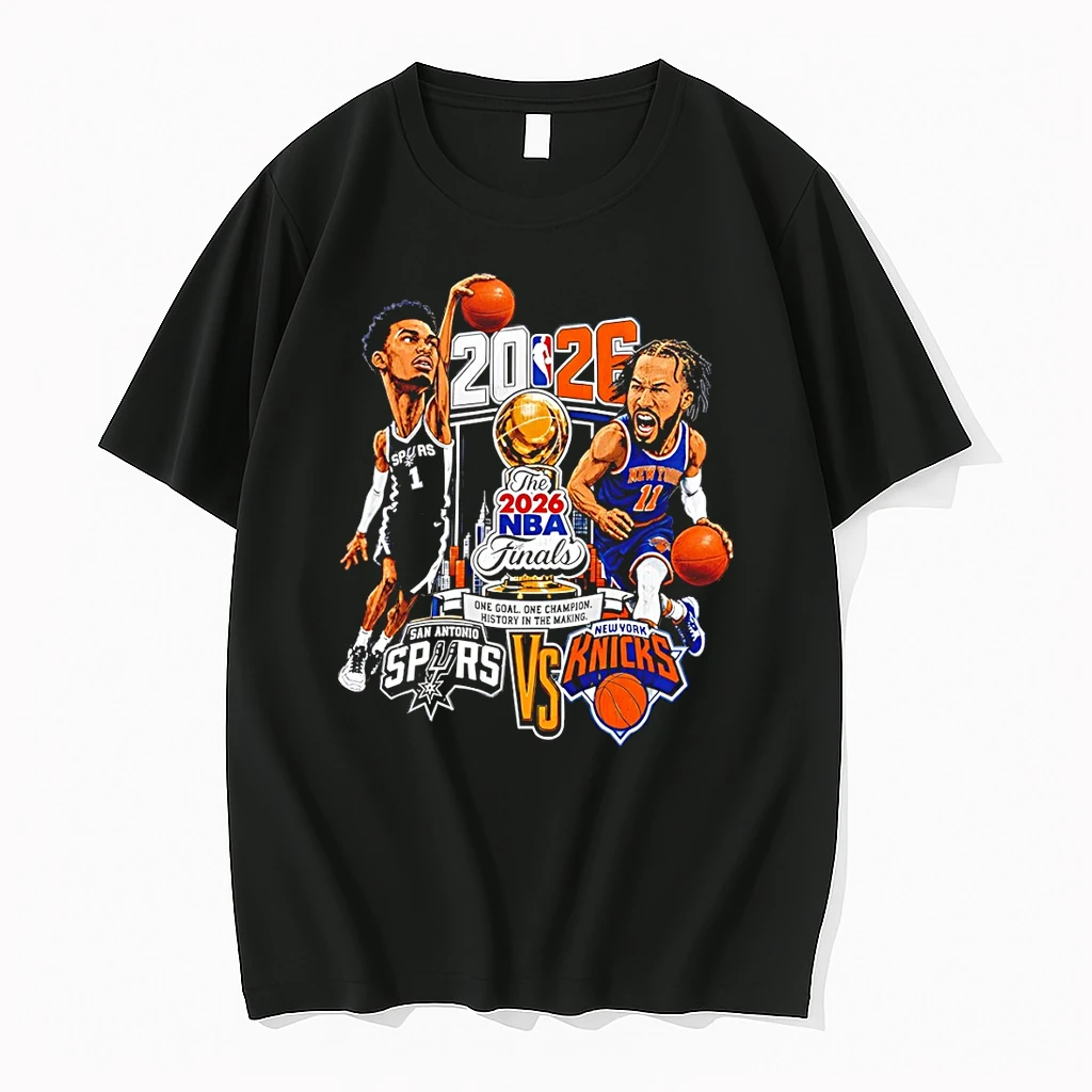 Classic Wemby San Antonio Spurs Vs Jalen Brunson New York Knicks Basketball The Finals Nba 2026 T Shirts