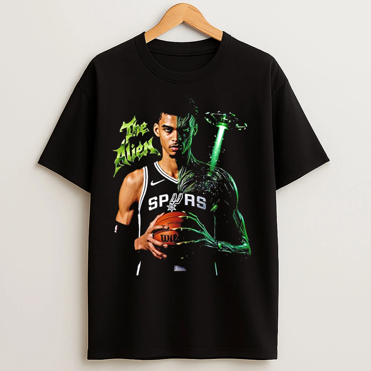 Classic Wemby Spurs The Alien Tribute T Shirts