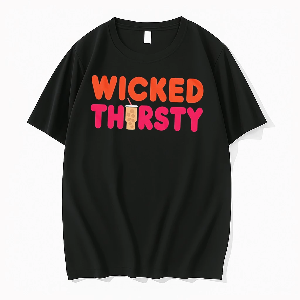 Classic Wicked Thirsty Iced Coffee Tee T Shirts