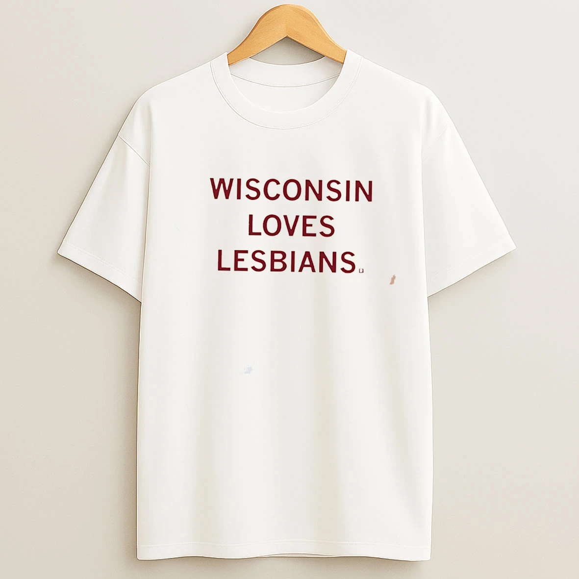 Classic Wisconsin Loves Lesbians Tee T Shirts
