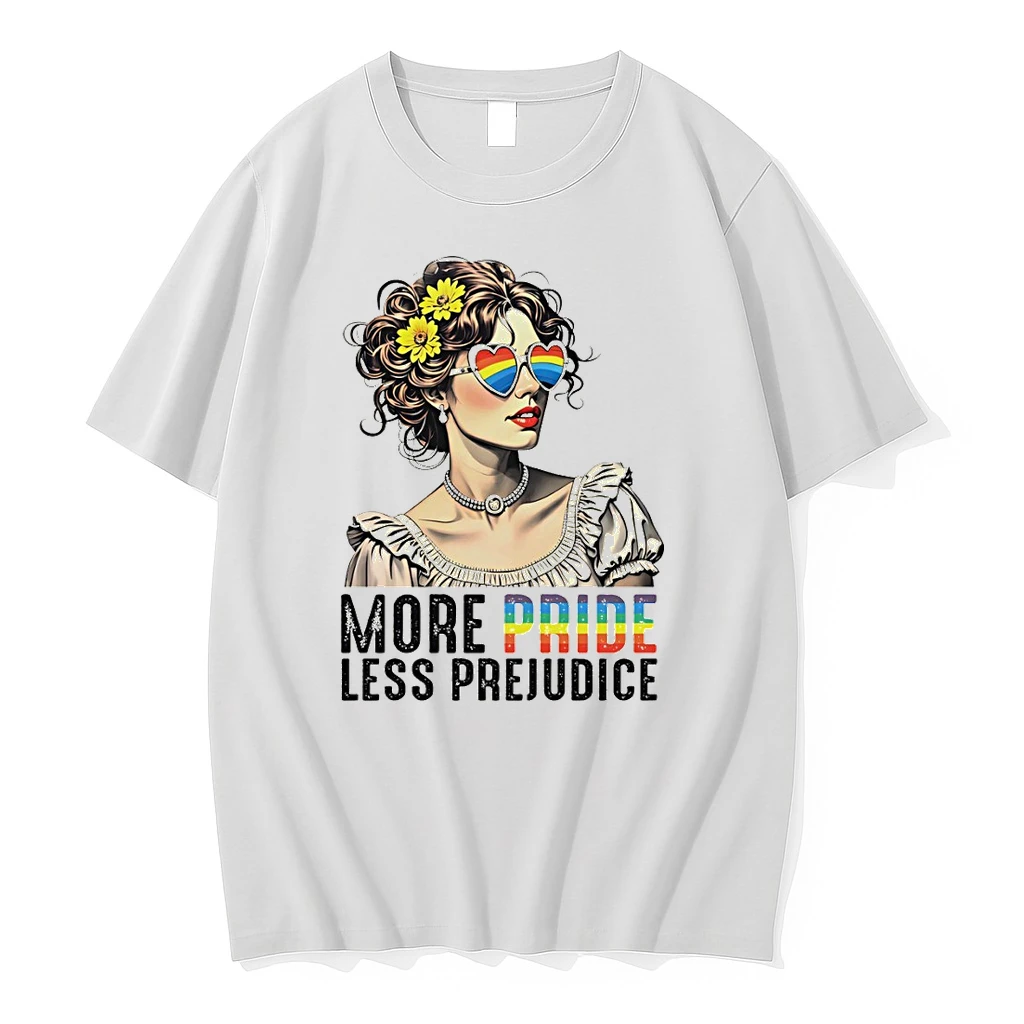 Classic Woman With Floral Hair And Heart Glasses More Pride Less Lgbt T Shirts