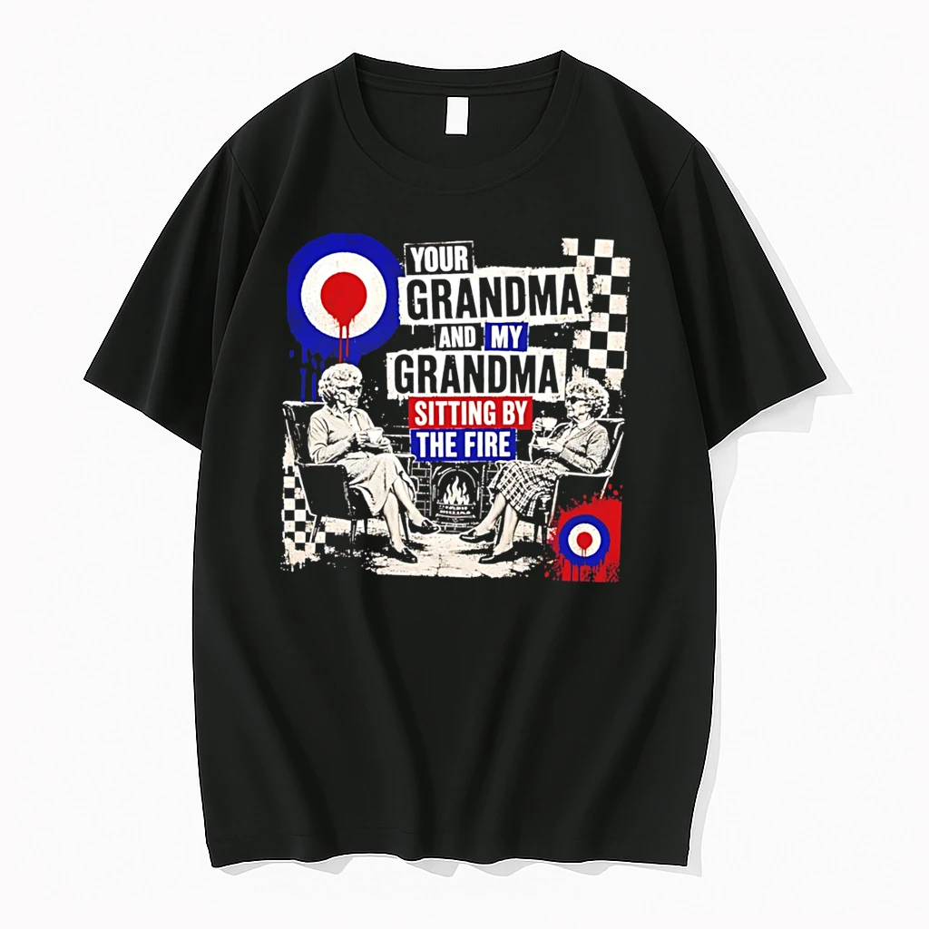 Classic Your Grandma And My Grandma Sitting By The Fire Tee T Shirts