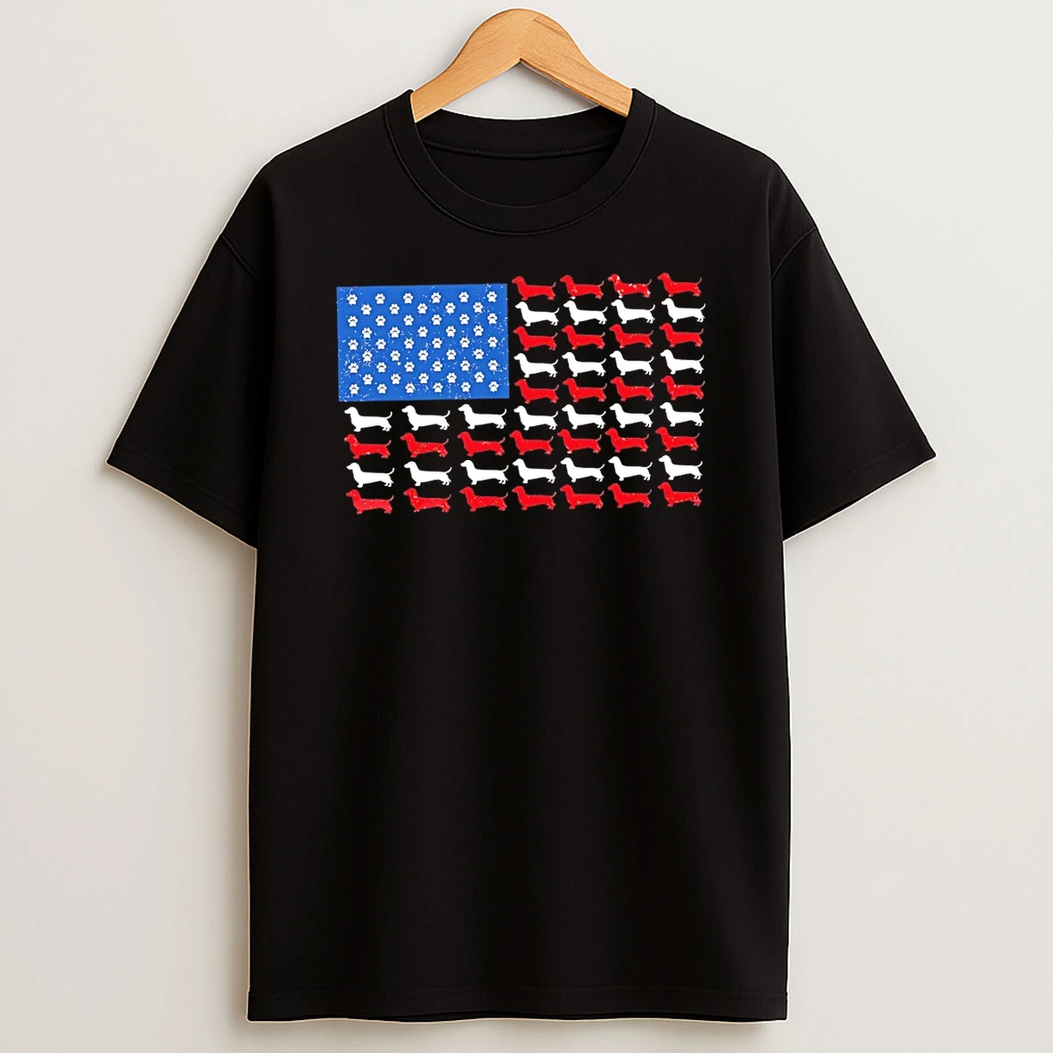 Dachshund American Flag Patriotic Wiener Dog Usa 4th Of July Independence Day 1776 2026 Shirts