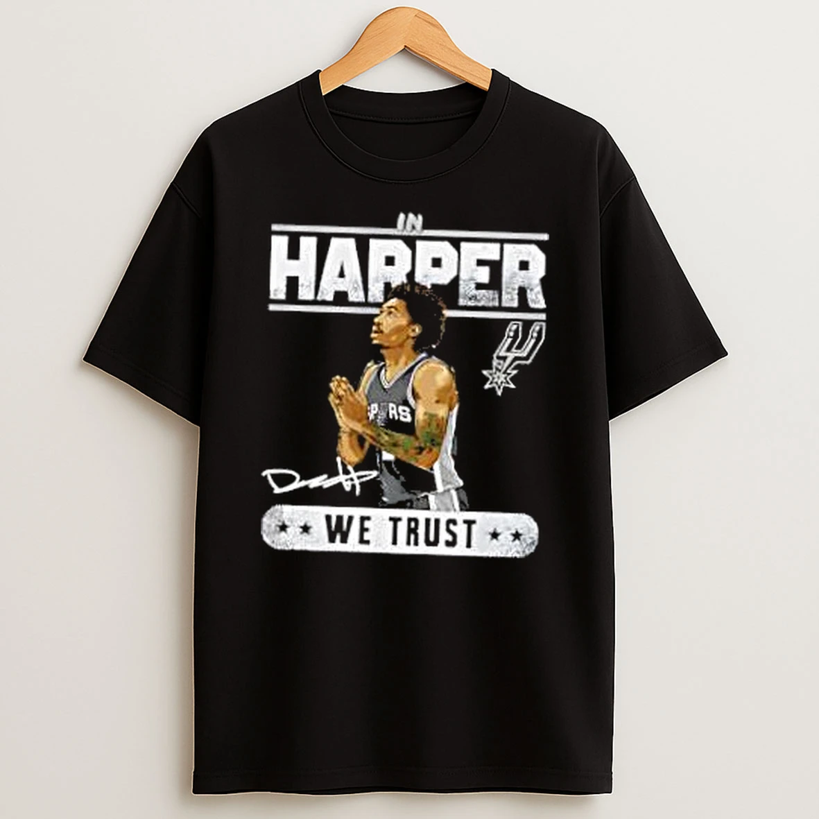 Devin Harper San Antonio Spurs In Harper We Trust Signature Shirts