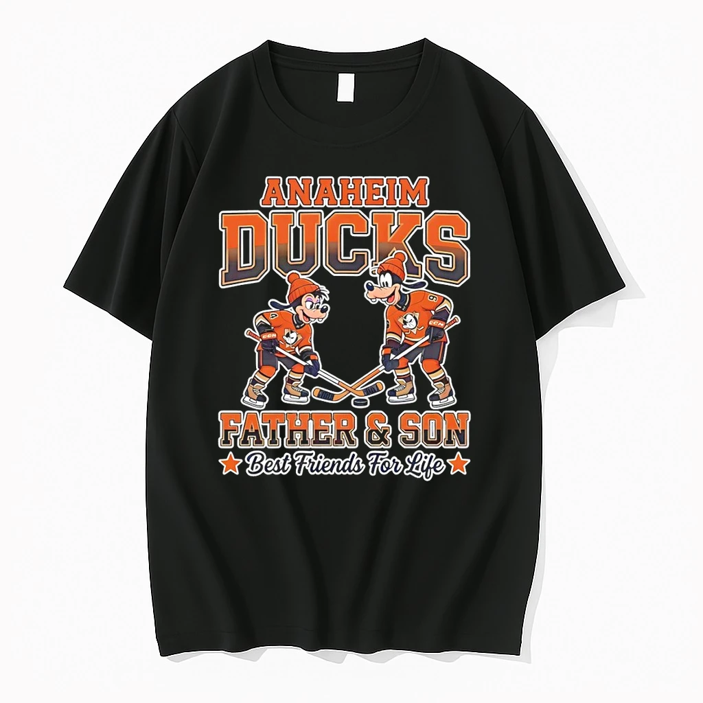 Disney Goofy Anaheim Ducks Father And Son Best Friends For Life Shirts