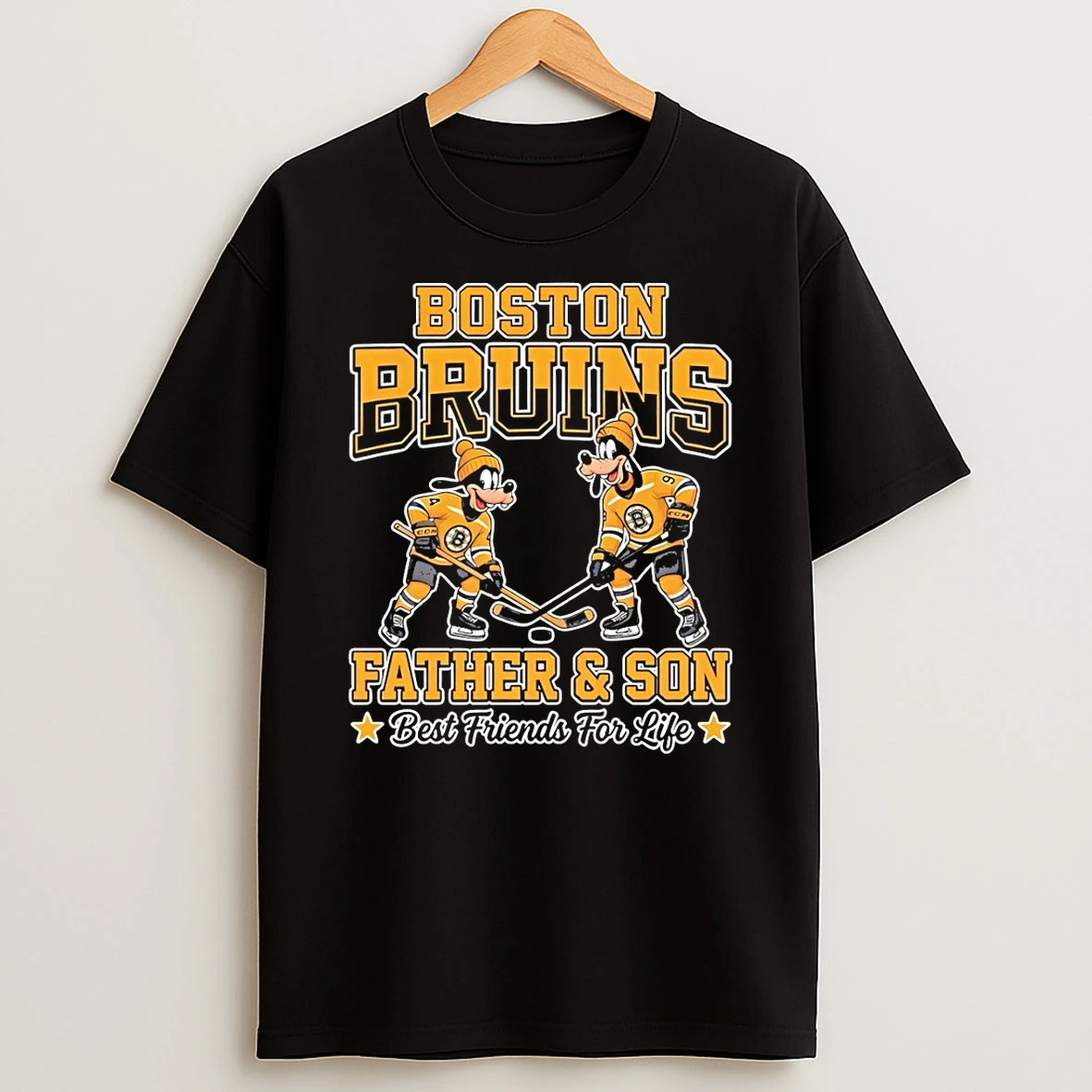 Disney Goofy Boston Bruins Father And Son Best Friends For Life Shirts